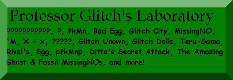 [Prof. Glitch's Laboratory]